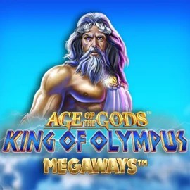 Age Of The Gods: King of Olympus Megaways slot logo by Origins at Azurslot Casino