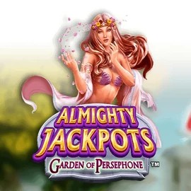 Almighty Jackpots: Garden of Persephone game by Novomatic – logo hosted on Azurslot Casino