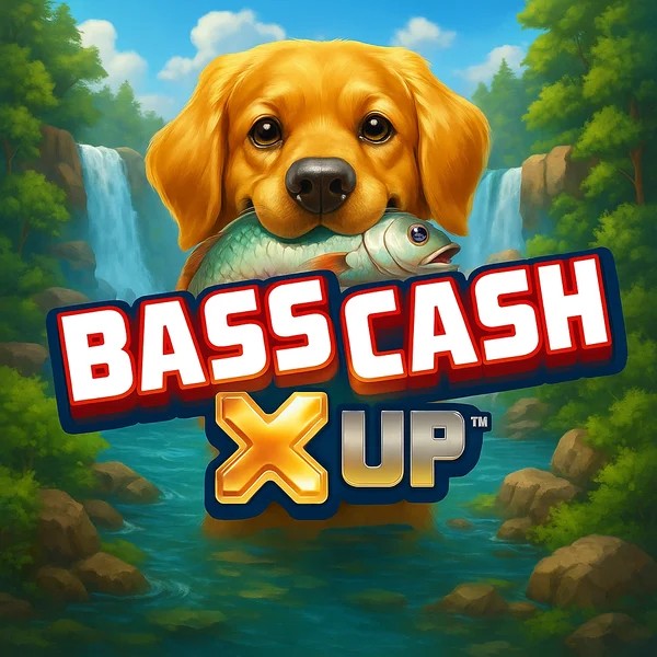 Bass Cash X UP by Alchemy Gaming, showcased at azurslot-casino.net – game logo