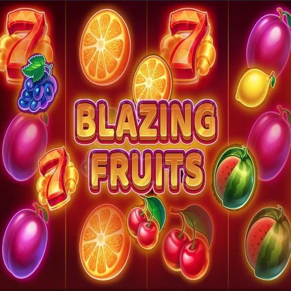 Blazing Fruits logo by Inbet Games Azurslot Casino