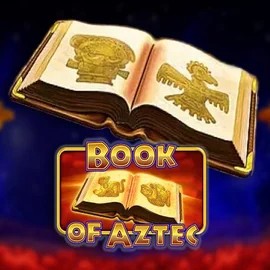 Book of Aztec logo by Amatic Industries at Azurslot Casino