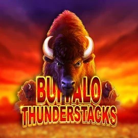 Buffalo Thunderstacks logo by Amatic Industries Azurslot Casino