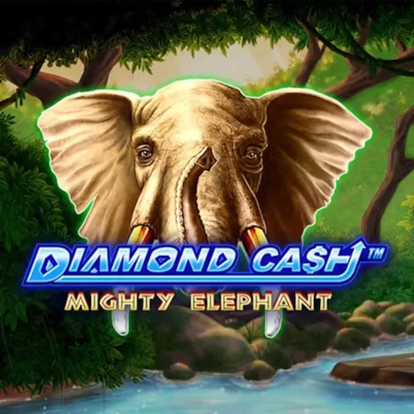 Official Slots logo: Diamond Cash Mighty Elephant by Greentube at Azurslot Casino