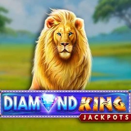 Diamond King Jackpots online game logo by SpinPlay Games on azurslot-casino.net