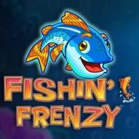 Fishin Frenzy online game logo by Blueprint Gaming on azurslot-casino.net