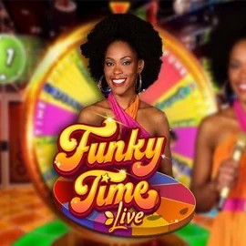Funky Time by Evolution, showcased at azurslot-casino.net – game logo