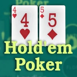 Hold em Poker slot visual from OneTouch Games available on azurslot-casino.net