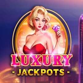 Luxury Jackpots logo by Triple Cherry at Azurslot Casino
