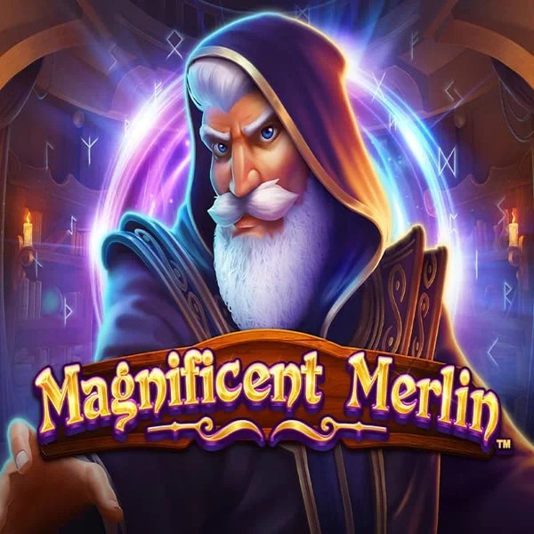 Enjoy Magnificent Merlin by Greentube – logo hosted on azurslot-casino.net
