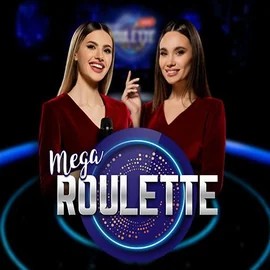 Mega Roulette logo by Pragmatic Play at Azurslot Casino