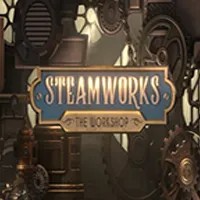 Enjoy Steamworks The Workshop by Peter & Sons – logo hosted on azurslot-casino.net