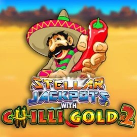 Stellar Jackpots with Chilli Gold x2 logo by Lightning Box Game Azurslot Casino