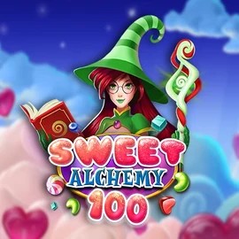Sweet Alchemy 100 slot visual from Play'n GO available on azurslot-casino.net